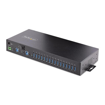 startechcom-hub-ladron-usb-30-5gb-de-16-puertos-industrial-metal-montaje-en-racksuperficiedin-carga-compartida-usb-120w-esd-bloq