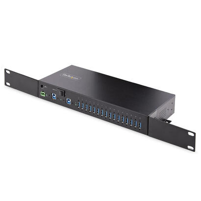 startechcom-hub-ladron-usb-30-5gb-de-16-puertos-industrial-metal-montaje-en-racksuperficiedin-carga-compartida-usb-120w-esd-bloq