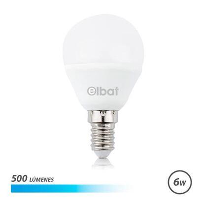 elbat-bombilla-led-g45-6w-500lm-e14-luz-fria-ahorro-de-energia-larga-vida-util-bajo-consumo-color-blanco