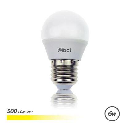 elbat-bombilla-led-g45-6w-500lm-e27-luz-calida-ahorro-de-energia-larga-vida-util-facil-instalacion-color-blanco-calido