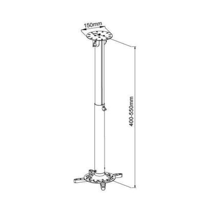 vivolink-vlmc200-montaje-para-projector-techo-blanco