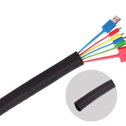 vivolink-vlsc3825000b-organizador-de-cables-malla-trenzada-expandible-para-cables-negro-1-piezas