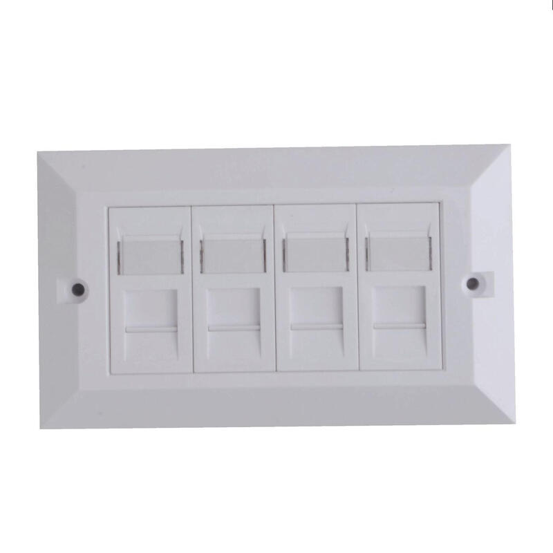 lanview-lvn126188uk-4-caja-de-tomacorriente-rj-45-blanco lanview-lvn126188uk-4-caja-de-tomacorriente-rj-45-blanco