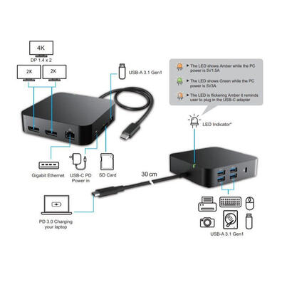 gearlab-glb232003-base-para-portatil-y-replicador-de-puertos-alambrico-usb-20-type-c-negro