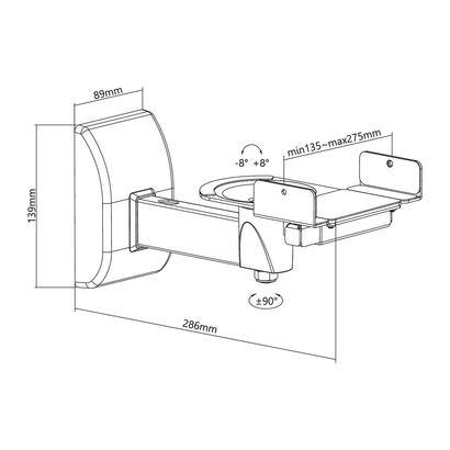 vivolink-vlmsp15-soporte-de-altavoz-pared