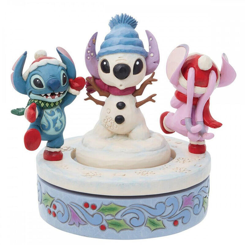 figura-decorativa-enesco-disney-stitch-y-angel-con-muneco-de-nieve-rotativo