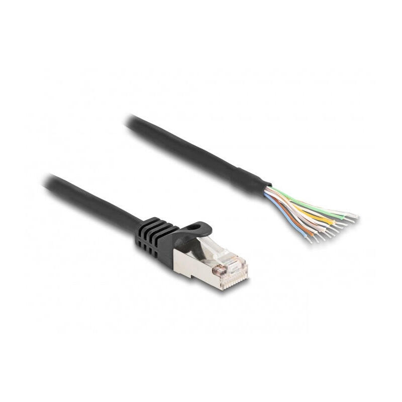 delock-80208-cable-rj50-macho-a-extremos-abiertos-sftp-5-m-negro