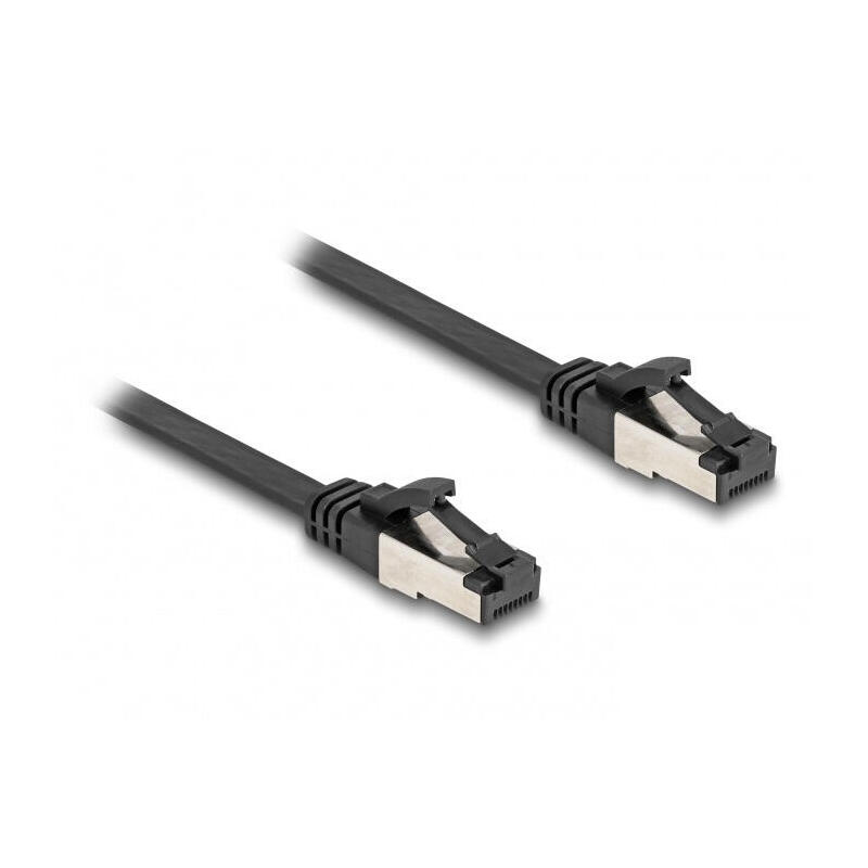 delock-rj45-flachband-cable-de-red-macho-a-macho-cat81-flexibel-1-m-negro