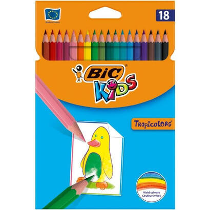 bic-lapices-de-colores-kids-tropicolors-estuche-de-18-csurtidos