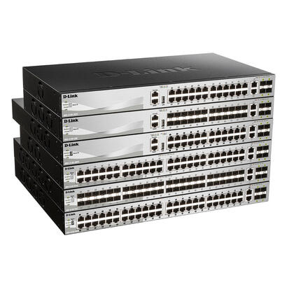 switch-gestionable-l3-d-link-stackable-dgs-3130-54pse-48p-poe-370w-giga-2p-10g-4p-10g-sfp