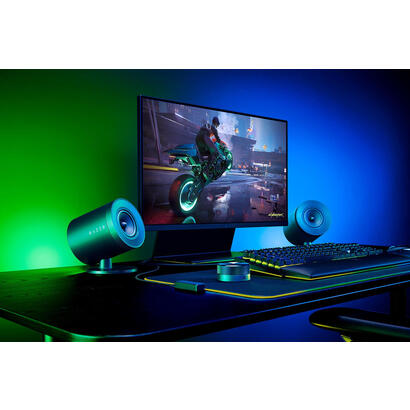 razer-nommo-v2-pro-altavoces-negro-usb-bluetooth