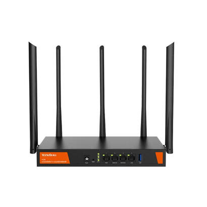 tenda-w30e-ax3000-router-inalambrico-gigabit-ethernet-doble-banda-24-ghz-5-ghz-negro