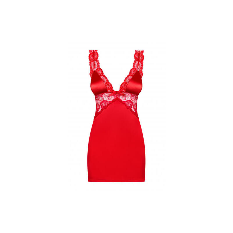 obsessive-secred-chemise-polyester-red