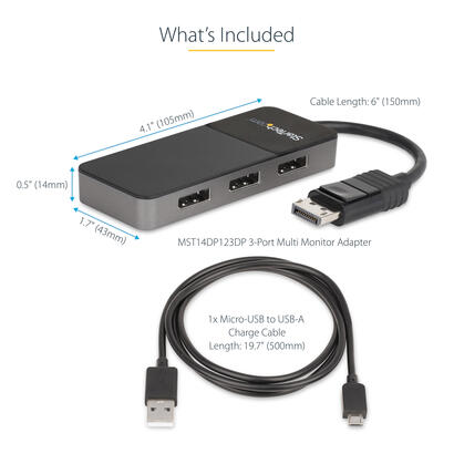 startech-hub-mst-usb-c-a-4x-displayport-14-negro