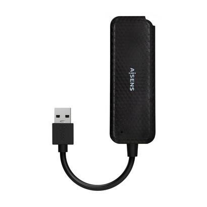 aisens-hub-usb-30-tipo-am-4x-tipo-ah-15cm-negro