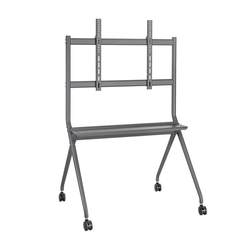 aisens-soporte-de-suelo-pro-con-rueda-1-bandeja-para-pantalla-interactivatv-120kg-de-50-86-negro