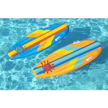 bestway-42046-flotador-para-piscina-y-playa-azul-rosa-estampado-vinilo-colchon-flotante