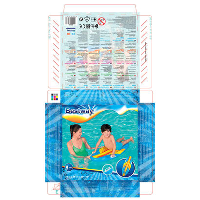 bestway-42046-flotador-para-piscina-y-playa-azul-rosa-estampado-vinilo-colchon-flotante