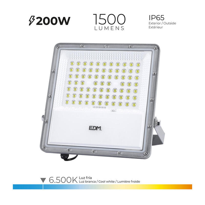 foco-proyector-led-solar-200w-1500lm-6500k-ip65-edm