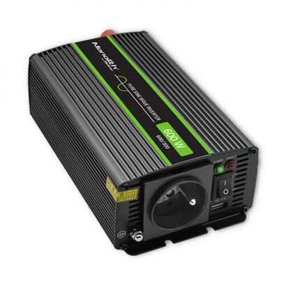 qoltec-51932-pure-sine-wave-inverter-monolith-300w-600w-12v-to-230v