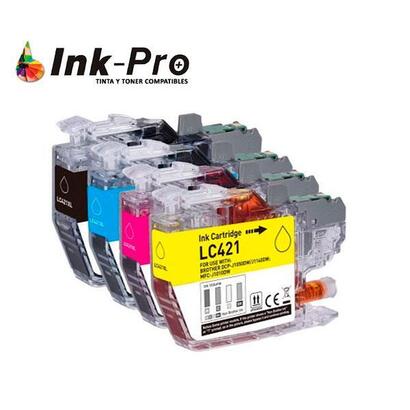 tinta-inkpro-brother-lc421-negro-200-pag-premium