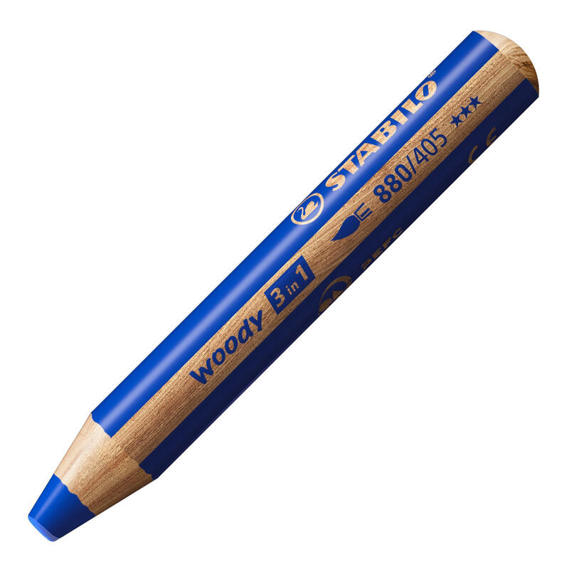 stabilo-lapices-de-colores-woody-3-en-1-estuche-de-5-azul-ultramar