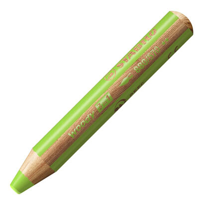 stabilo-lapices-de-colores-woody-3-en-1-estuche-de-5-verde-hoja