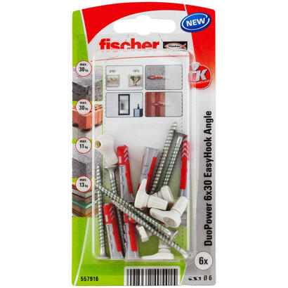 pack-de-4-unidades-blister-8-alcayatas-duopower-easyhook-5x25-557916-fischer