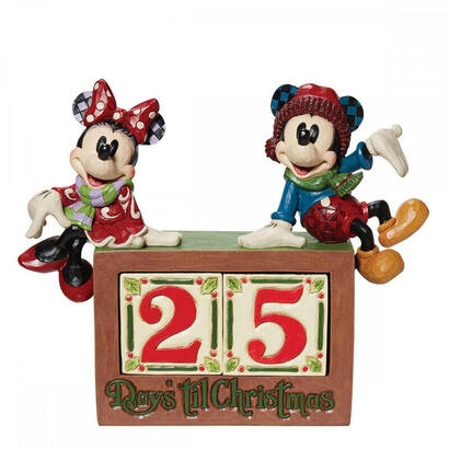 figura-enesco-disney-mickey-minnie-calendario-de-navidad