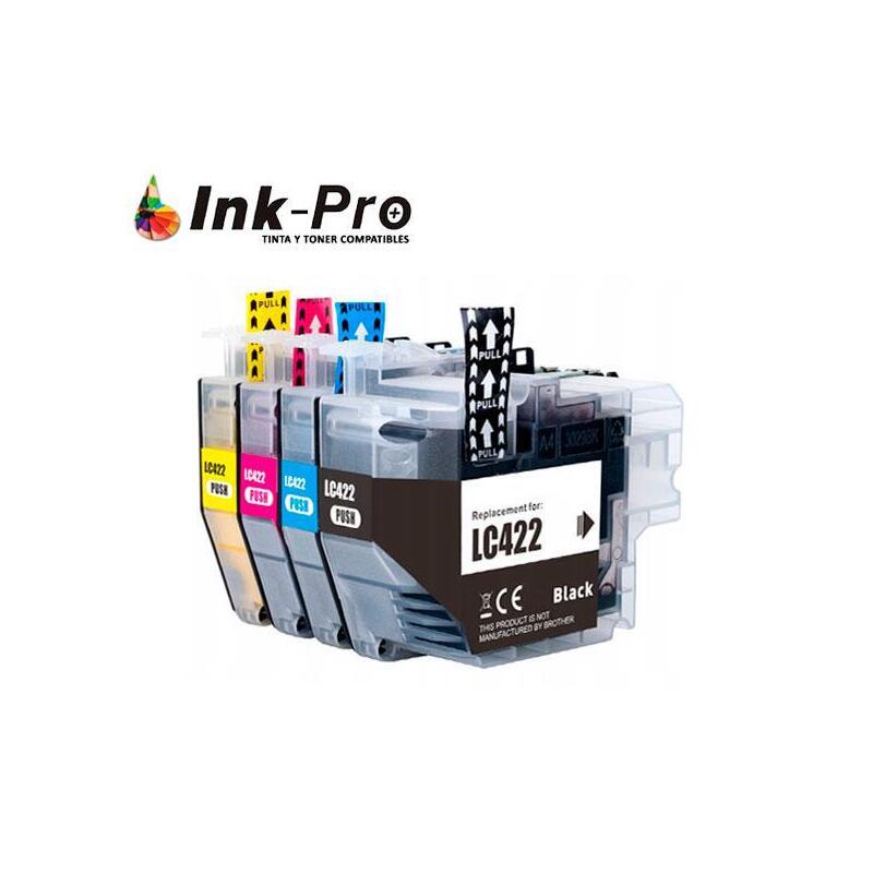 tinta-inkpro-brother-lc422-negro-550-pag-premium