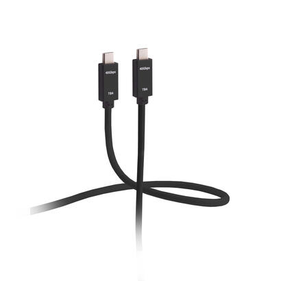 s-conn-fl31-77005-cable-usb-c-thunderbolt-025-m-40-gbits-negro