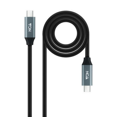 cable-usb-32-nanocable-10014303-usb-tipo-c-macho-usb-tipo-c-macho-3m-gris-y-negro