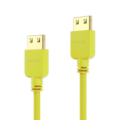 purelink-cable-hdmi-pureinstall-slim-100m-amarillo