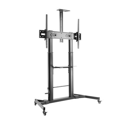 aisens-soporte-de-suelo-para-tvmonitor-de-60-a-100-max-100kg-ajustable-en-altura-movimiento-horizontal-y