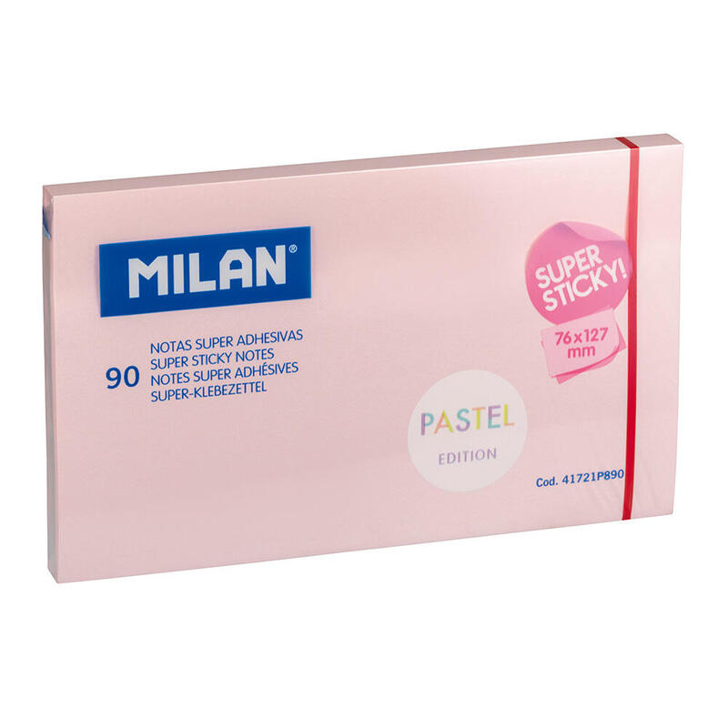 bloc-90-notas-super-adhesivas-rosa-pastel-76x127mm-milan