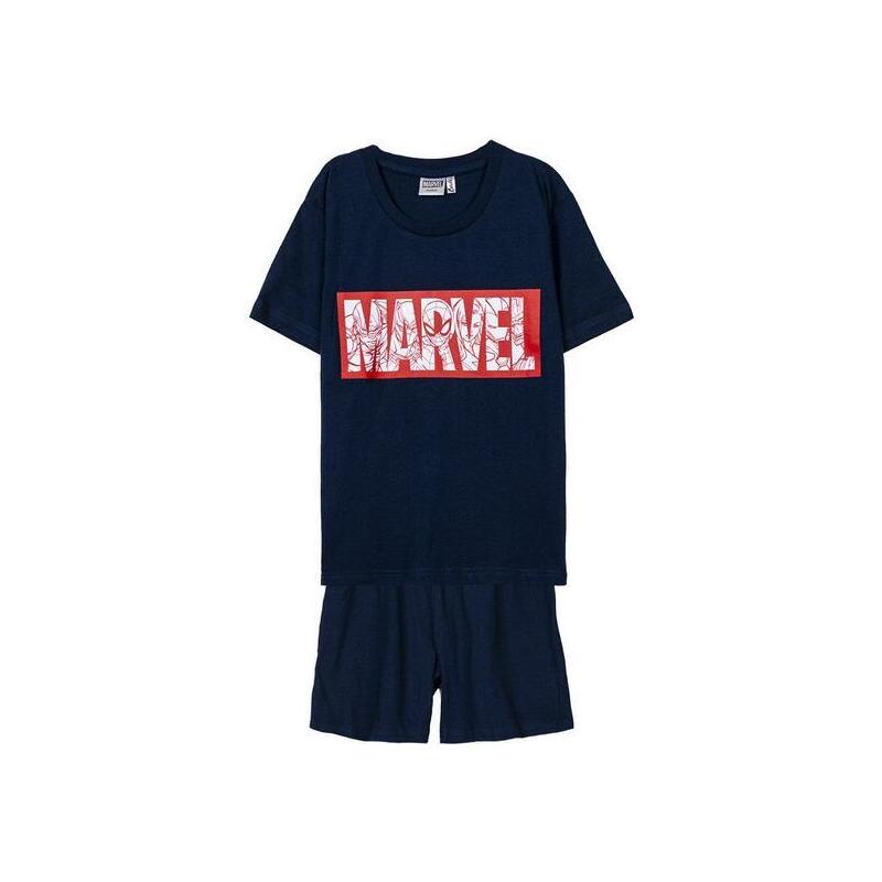 pijama-corto-single-jersey-marvel-dark-blue-talla-6a