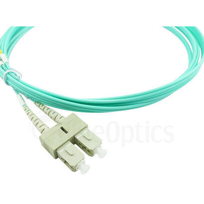 blueoptics-sfp3132eu2mk-cable-de-fibra-optica-2-m-sc-om3-color-aguamarina