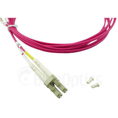 blueoptics-sfp3131fu05mk-cable-de-fibra-optica-05-m-lc-om4-magenta