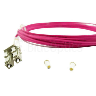 blueoptics-sfp3131fu1mk-cable-de-fibra-optica-1-m-lc-om4-magenta