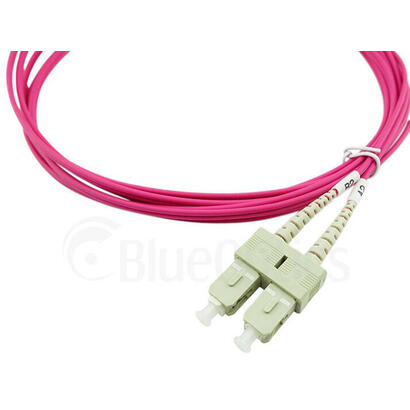 blueoptics-sfp3132fu1mk-cable-de-fibra-optica-1-m-lc-sc-om4-rojo