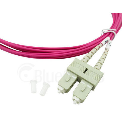 blueoptics-sfp3132fu1mk-cable-de-fibra-optica-1-m-lc-sc-om4-rojo