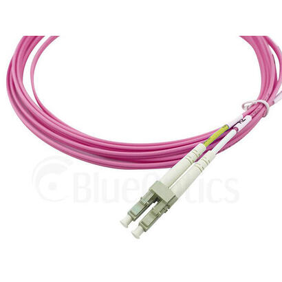 blueoptics-sfp3133fu1mk-cable-de-fibra-optica-1-m-lc-st-om4-magenta