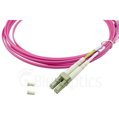 blueoptics-sfp3133fu1mk-cable-de-fibra-optica-1-m-lc-st-om4-magenta