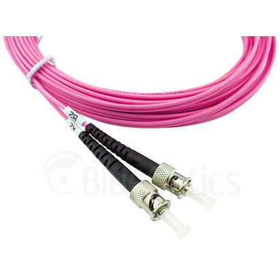 blueoptics-sfp3133fu1mk-cable-de-fibra-optica-1-m-lc-st-om4-magenta