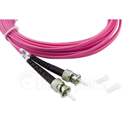 blueoptics-sfp3133fu1mk-cable-de-fibra-optica-1-m-lc-st-om4-magenta