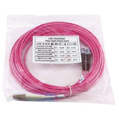 blueoptics-sfp3133fu1mk-cable-de-fibra-optica-1-m-lc-st-om4-magenta