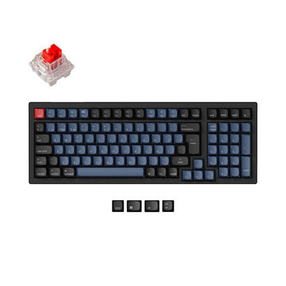 keychron-k4-pro-iso-es-rgb-hot-swappable-mechanical-red-wireless-k4p-h1-es