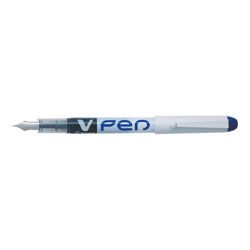 pack-de-12-unidades-pilot-pluma-estilografica-v-pen-desechable-tinta-liquida-borrable-punta-de-acero-trazo-de-05mm-color-azul