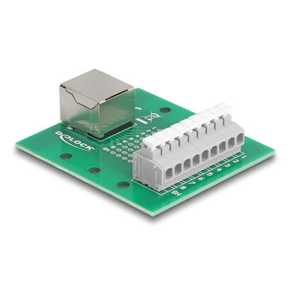 delock-66992-rj45-hembra-a-bloque-de-terminales-con-pulsador-para-carril-din