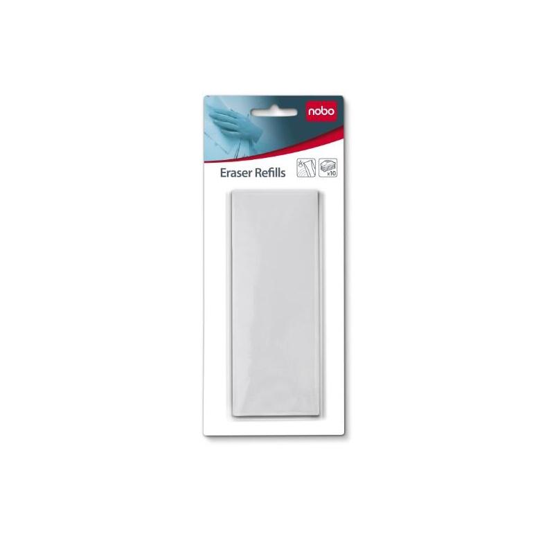 nobo-pack-de-10-recambios-para-borrador-magnetico-nobo-1901433-de-pizarra-blanca